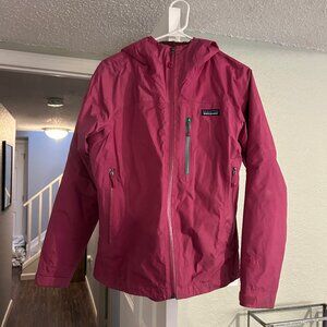 Pink Patagonia Insulated Raincoat Size S